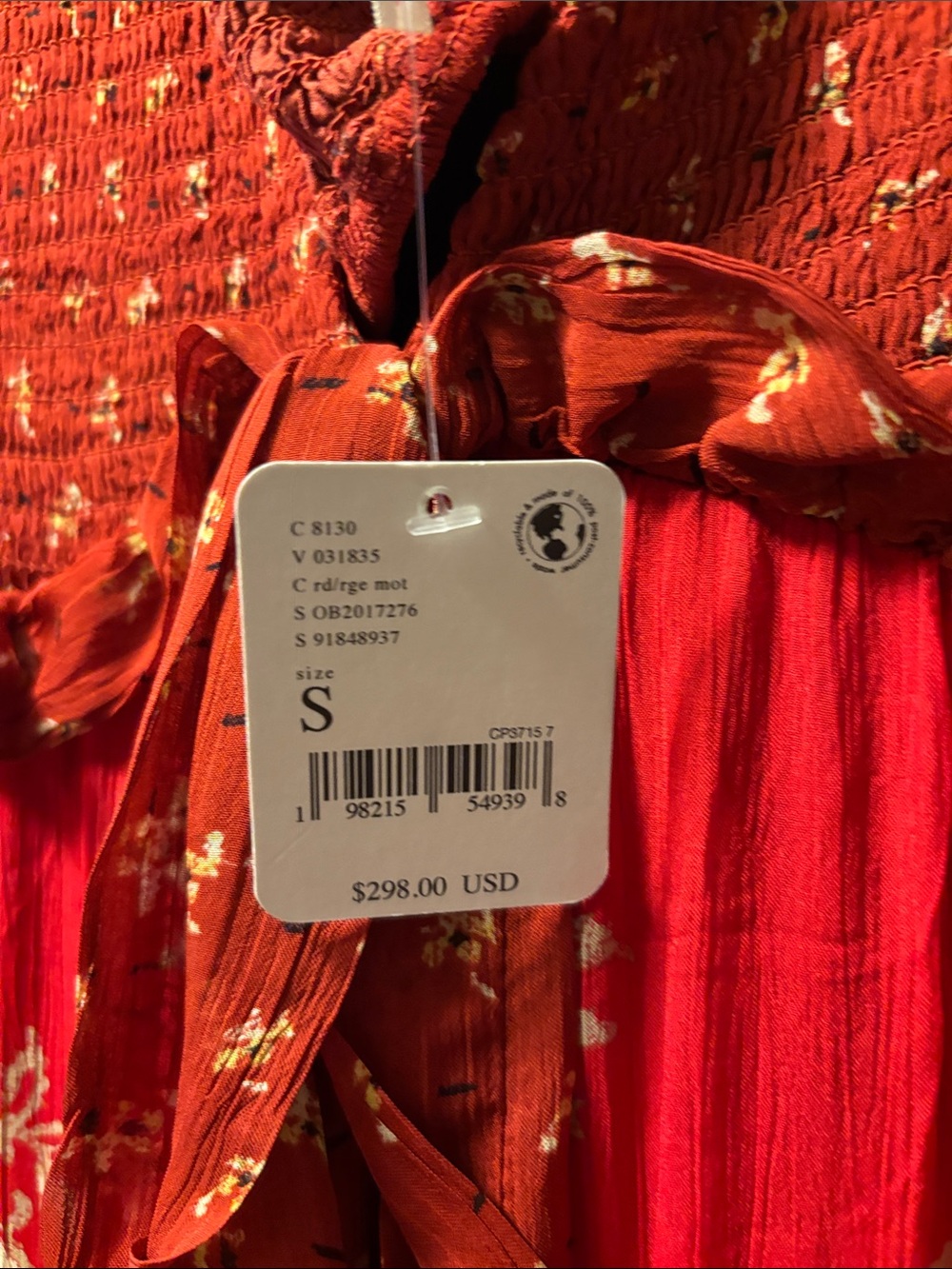 🆕Bnwt Free People *NWT* Free People Bali Laurel Maxi Dress - Picture 16 of 16